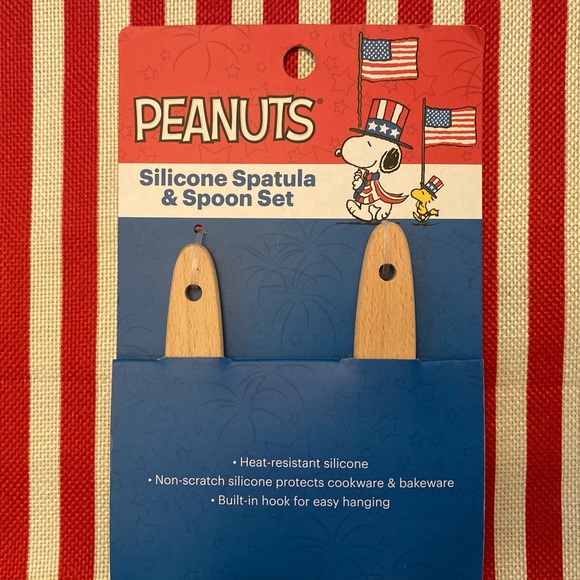 Patriotic Snoopy Mini Spatulas Set Of 4, Snoopy Large Spatula & Spoon Set Of 2 - Picture 7 of 15